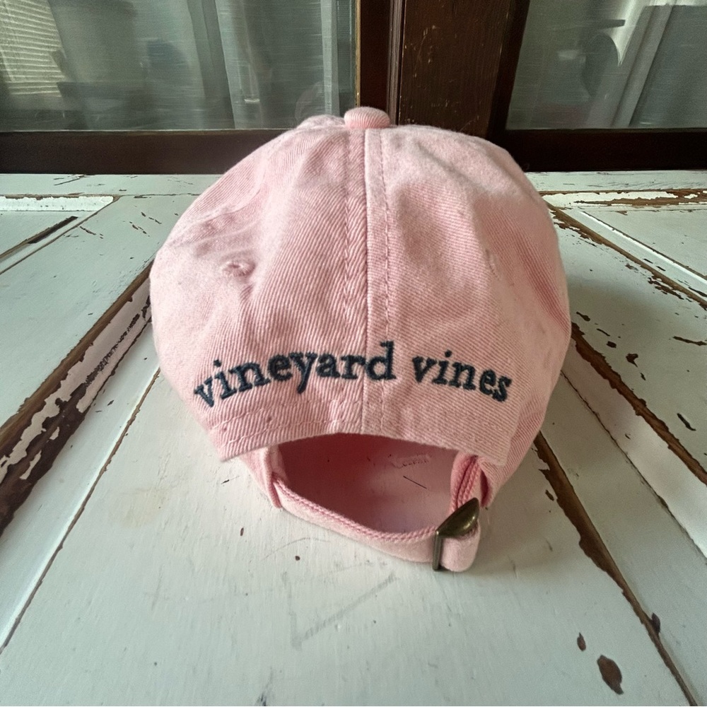 Vineyard Vines Pink Strapback Hat Adjustable Baseball Cap - Picture 6 of 9
